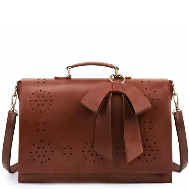 Claire’s Elegant Bow-Tie Satchel