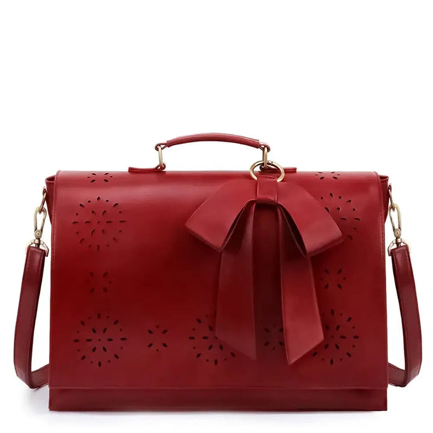 Claire’s Elegant Bow-Tie Satchel